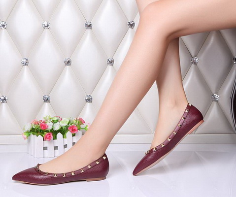 Valentino Shallow mouth flat shoes Women--067